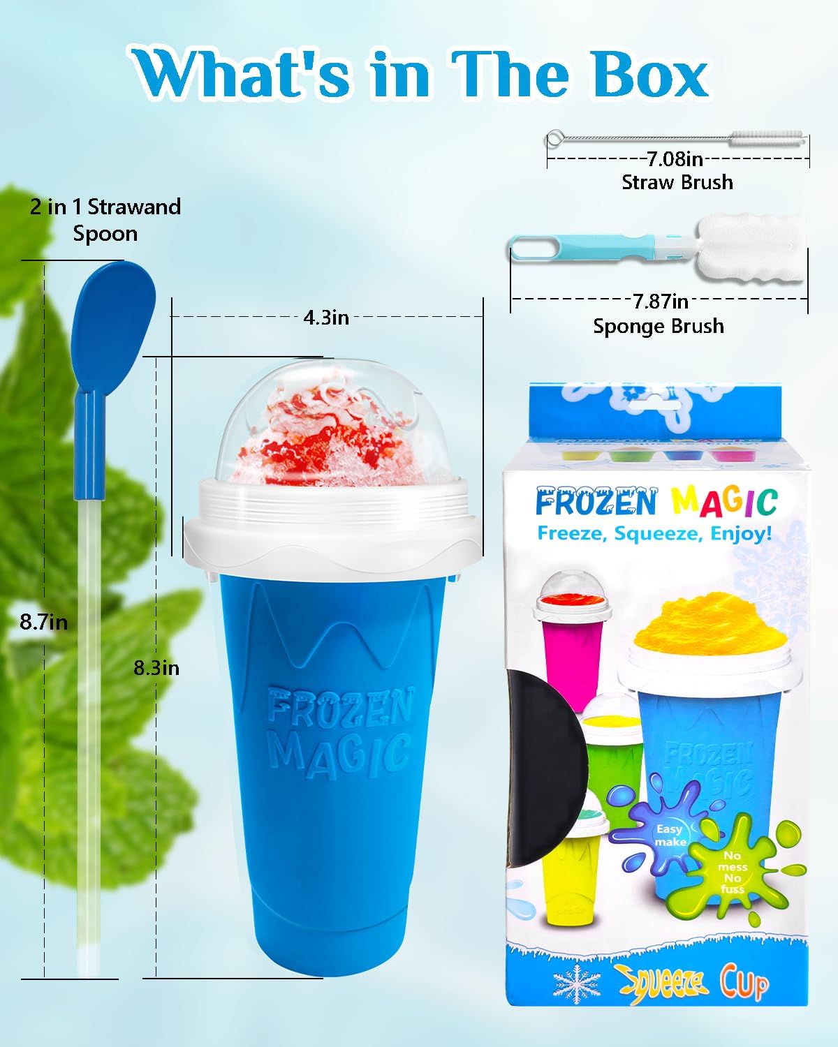 Slushy Maker Squeeze Cup