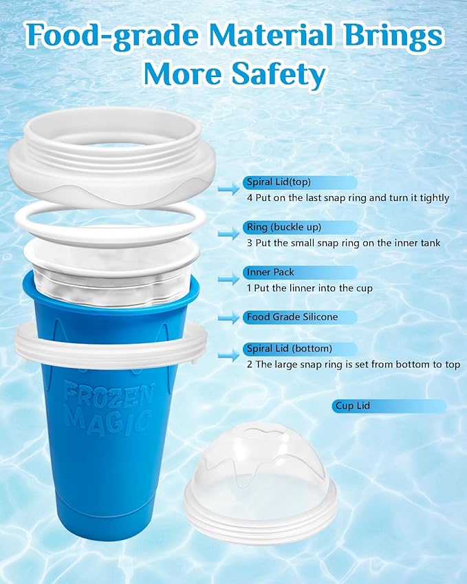 Slushy Maker Squeeze Cup