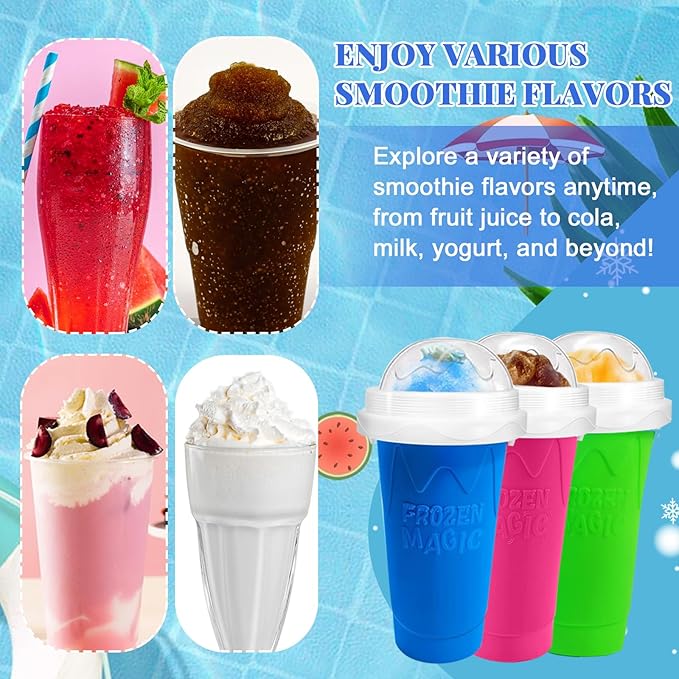 Slushy Cup, 2 Pack Slushy Maker Cup