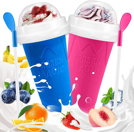 Slushy Cup, 2 Pack Slushy Maker Cup