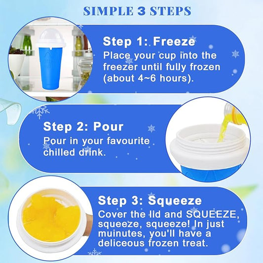 Slushy Cup, 2 Pack Slushy Maker Cup